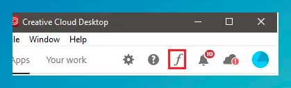 creative cloud escritorio