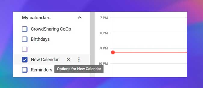 selecciona el calendario que deseas agregar a Outlook