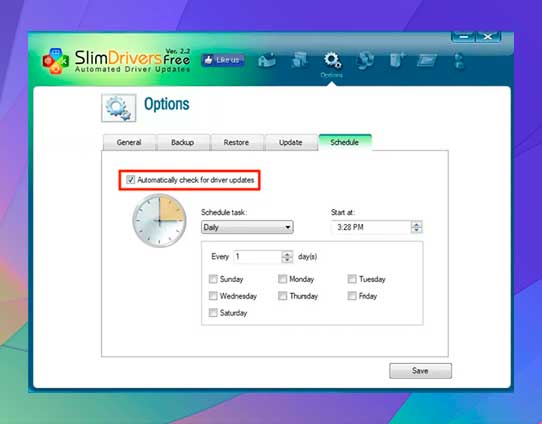 Buscar actualizaciones de controladores automáticamente