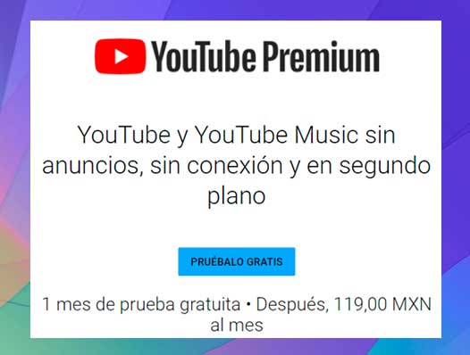 Cuánto cuesta YouTube Premium
