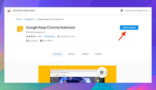 Cómo instalar la extensión Google Keep