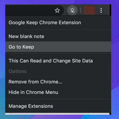 Cómo usar la extensión Google Keep Chrome