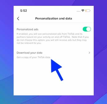 Descargar sus datos
