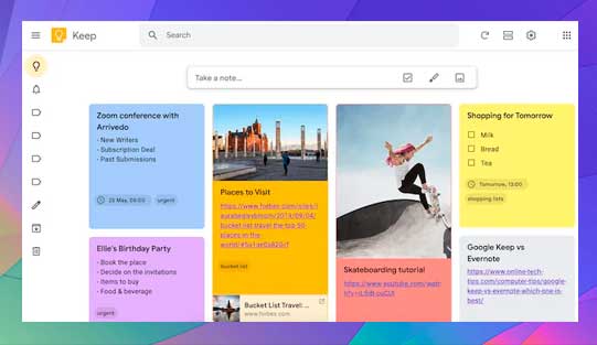 Por qué usar la extensión Google Keep
