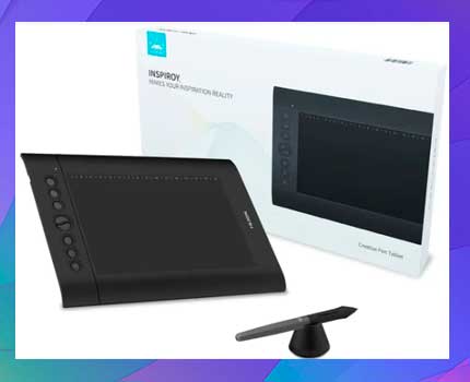Tableta De Dibujo Gráfico Huion H610 Pro V2