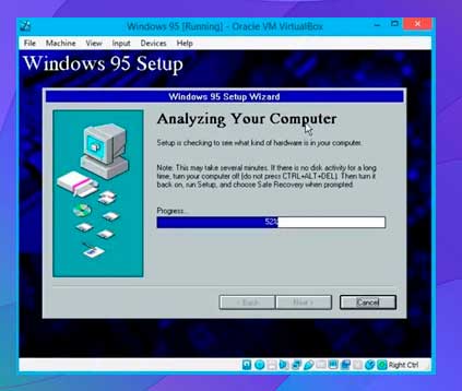 configurar una máquina virtual de Windows XP utilizando Virtualbox