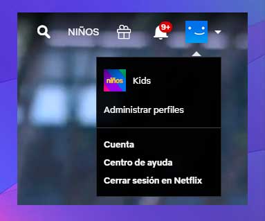 elija la opción que dice Cuenta