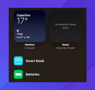 Abrir la galería de widgets