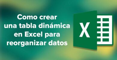 Como crear una tabla dinámica en Excel para reorganizar datos