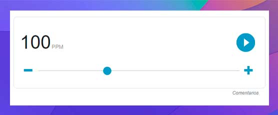 El metrónomo de Google