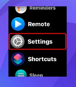 En el Apple Watch, ve a Configuración
