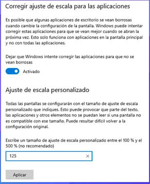 Este valor debe estar entre 100 y 500