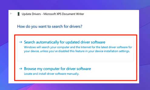 Examinar mi equipo en busca de software de controlador