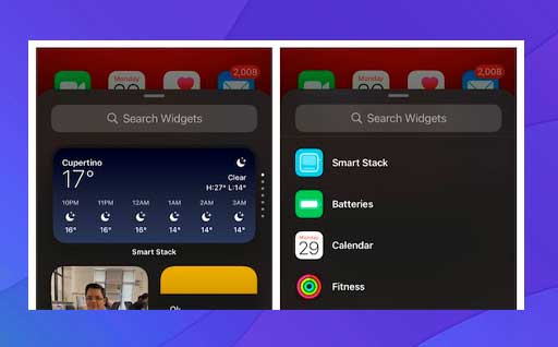Galería de widgets