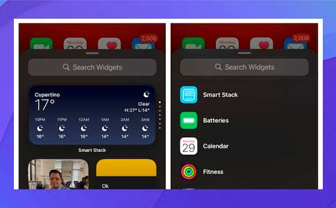 Galería de widgets