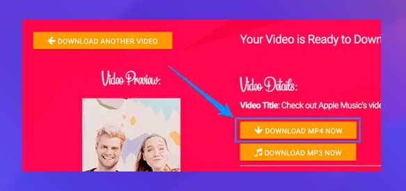 Haga clic en Descargar MP4 ahora