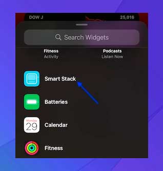 Inicie Widget Gallery