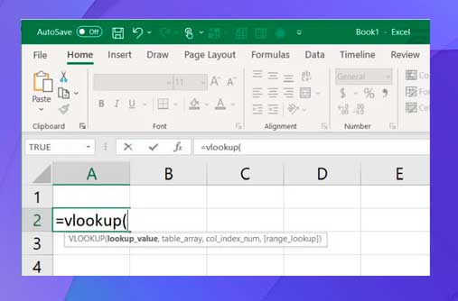 Parámetros VLOOKUP en Excel