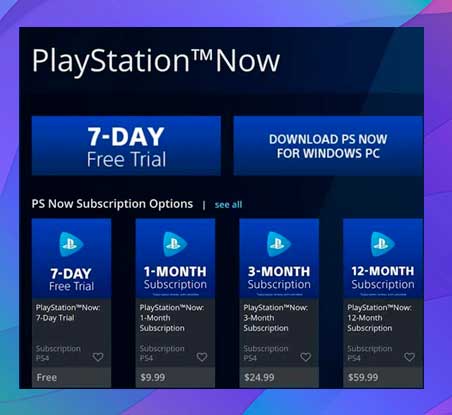 PlayStation Now cuesta $ 9.99 por mes