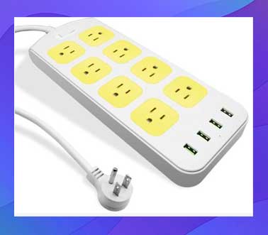 Protector Contra Sobretensiones RUMIXI Power Strip 1875W / 15A