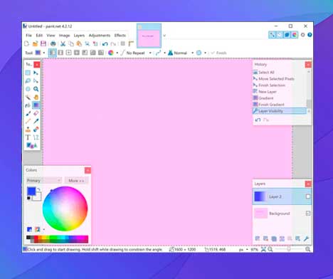 Qué es Paint . net
