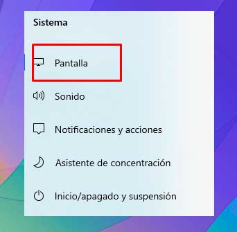 Seleccione Mostrar en las opciones disponibles