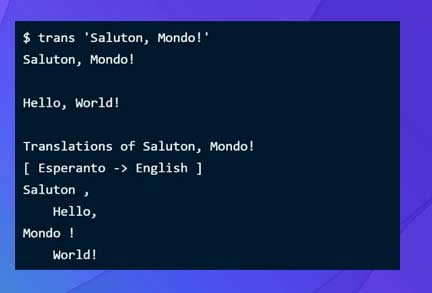 Translate Shell
