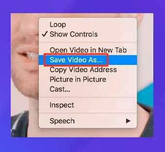 seleccione Guardar vídeo como