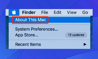 selecciona Acerca de este Mac.