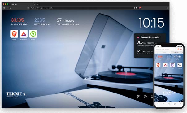 Brave navegador web
