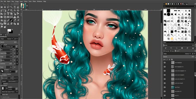 GIMP software de dibujo y diseño