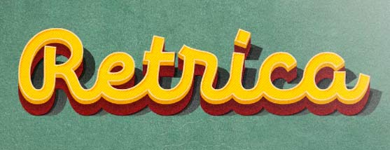 Pack Retrica Vintage efectos deTexto