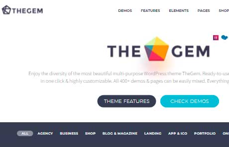 TheGem Theme de WordPress