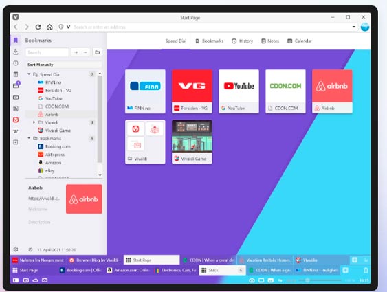 vivaldi 5.0 navegador