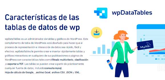 wpDataTables plugin wordpress