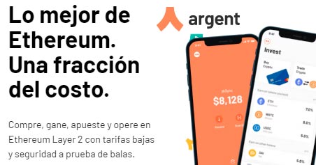 Argent monedero de Ethereum