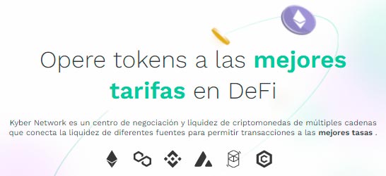 Kyber es un gran ejemplo de plataforma de negociación descentralizada que utiliza AMM