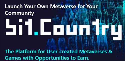 Bit.Country que son los terrenos virtuales, las tierras virtuales metaverso