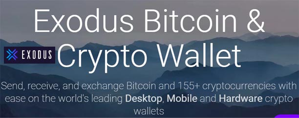 Exodus mejores carteras de software de criptomonedas