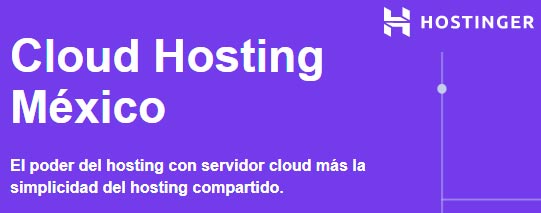 Hostinger mejores alojamientos en la nube baratos (Cloud Hosting)