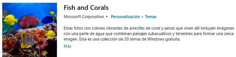 Pescados y Corales Mejores aplicaciones de fondos de pantalla en movimiento para Windows 11