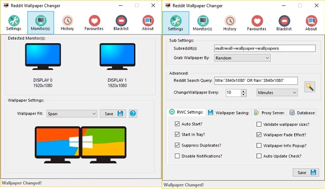 Reddit Wallpaper Changer Mejores aplicaciones de fondos de pantalla en vivo para Windows 11