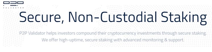 Validador P2P staking criptomonedas
