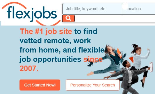 Flexjobs mejores trabajos de copiar y pegar online sin inversión