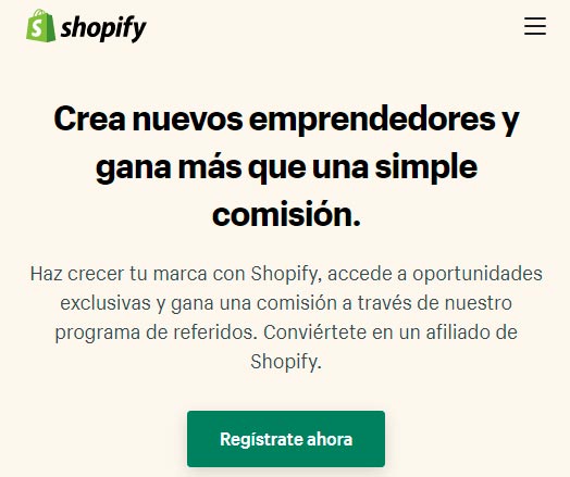 shopify marketing de afiliados